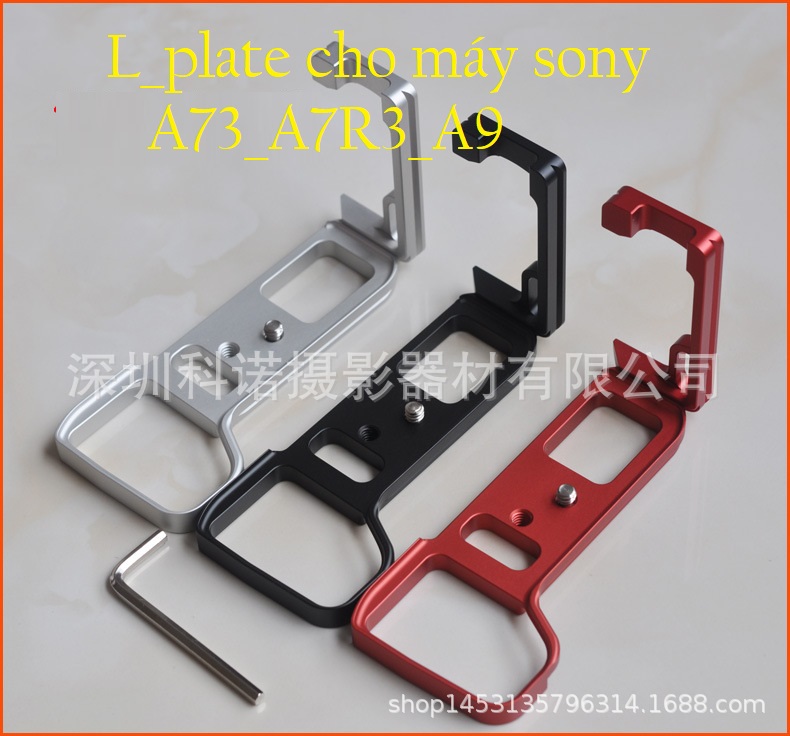 [HCM]L-Plate gắn máy ảnh Sony A73 A7r3 A9