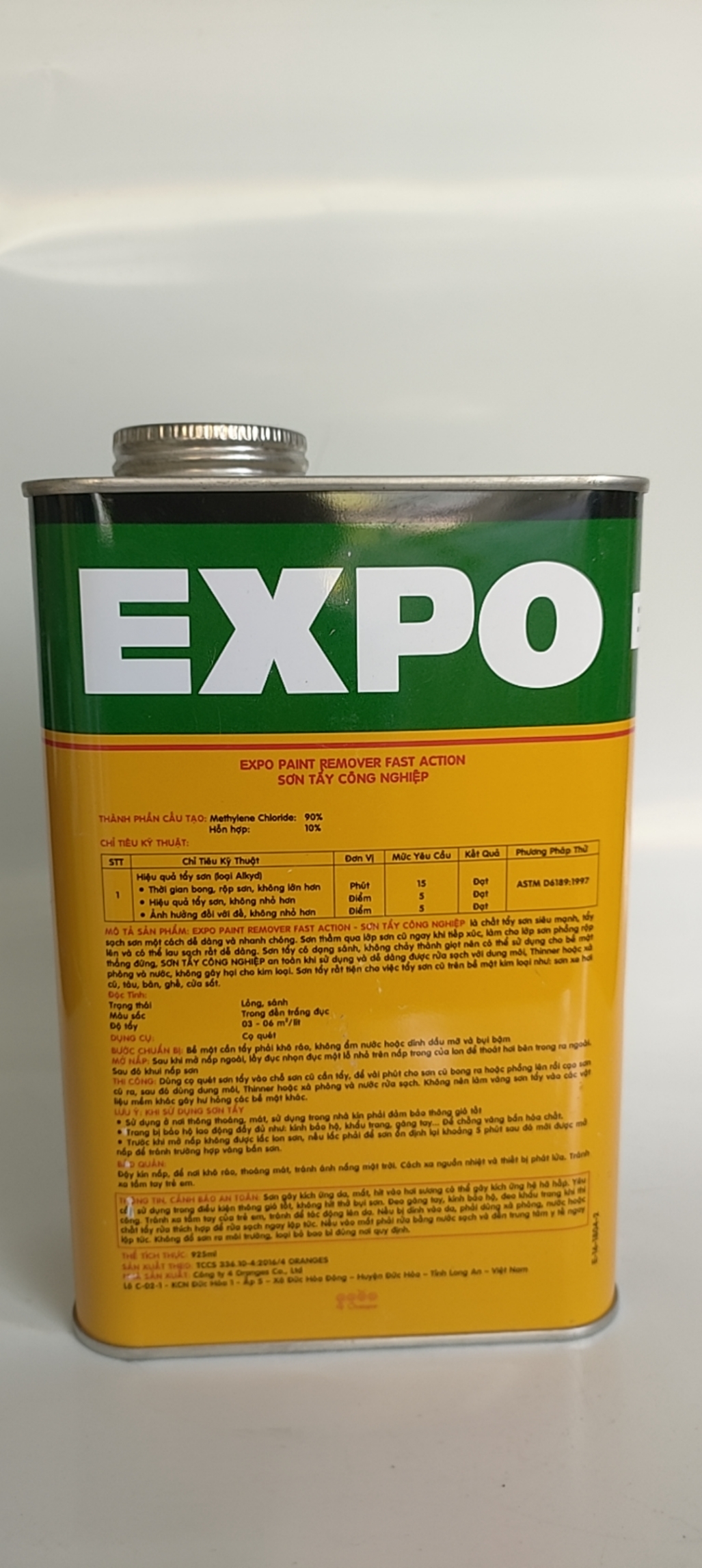 Tẩy sơn cực mạnh  Expo 2 lon (lon1 lít)