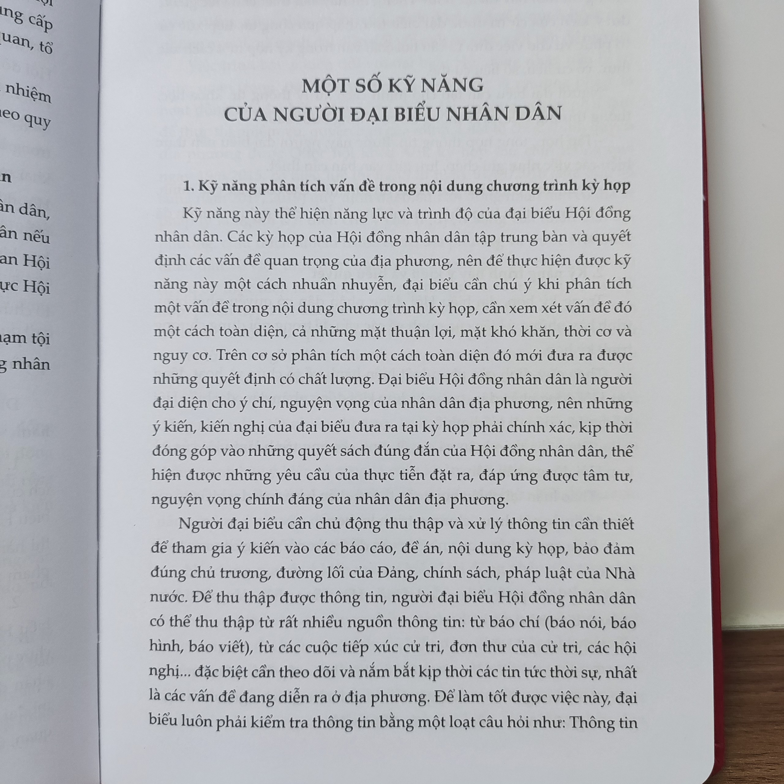 Sổ tay Người đại biểu Nhân dân