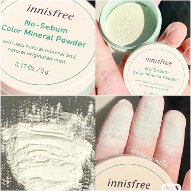 [SẴN + BILL] Phấn Phủ Bột Innisfree Kiềm Dầu NoSebum Powder.