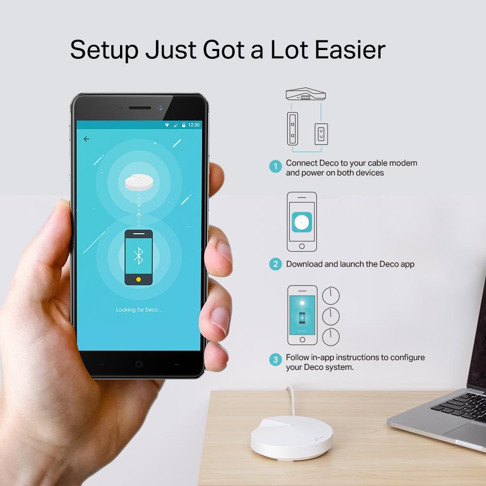 Bộ Phát Wifi Mesh TP-Link Deco M9 Plus (3-Pack) - Hàng cao cấp