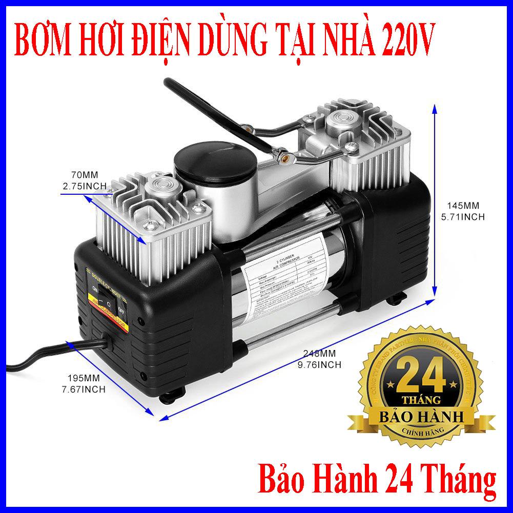 Bơm Điện 220V Mini Thế Hệ Mới Chọn Ngay Bơm Lốp Ôtô , Bơm Hơi Mini Công Nghệ Nhật Nén Khí , Hơi Khỏe , Nhỏ Gọn Bền Bỉ Dê Di Chuyển Tặng Đầu Bơm.bảo hành uy tín