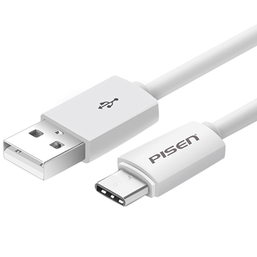 Cáp sạc USB Type C 100cm Pisen (màu đen)