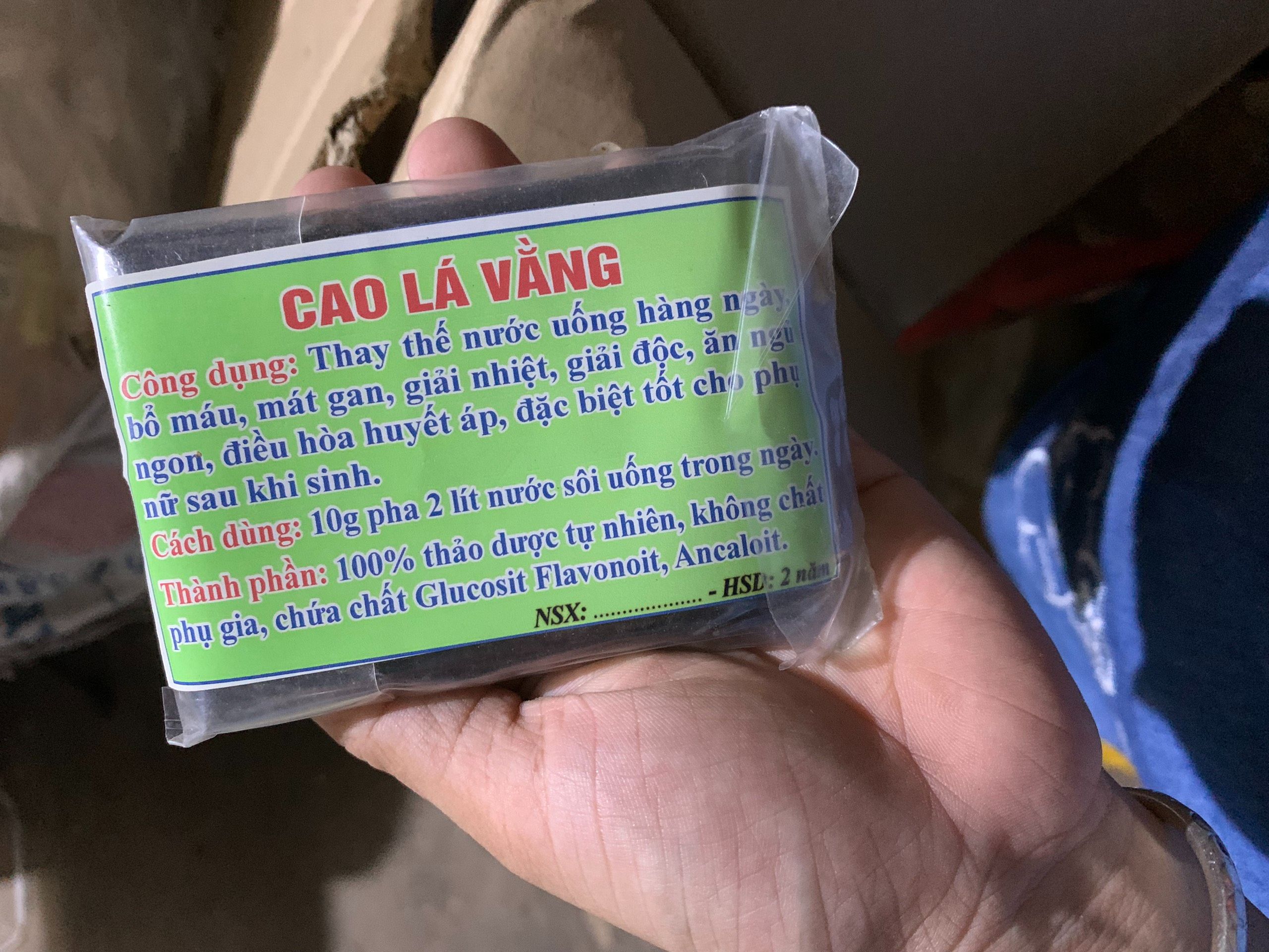 Cao chè vằng lợi sữa giảm cân