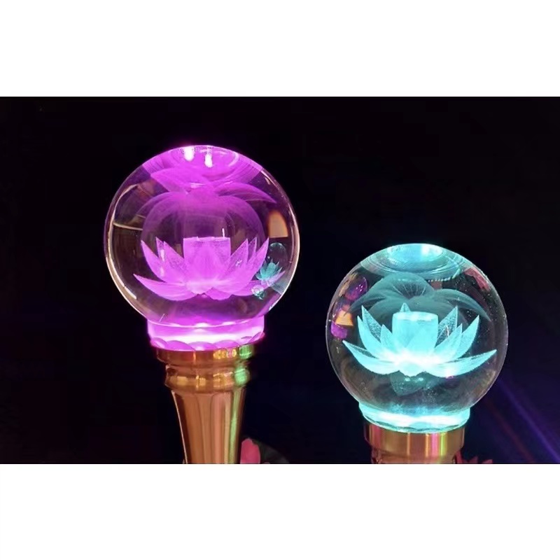 CẶP 2 CHIẾC ĐÈN LED HOA SEN PHA LÊ THỜ CÚNG TRANG TRÍ