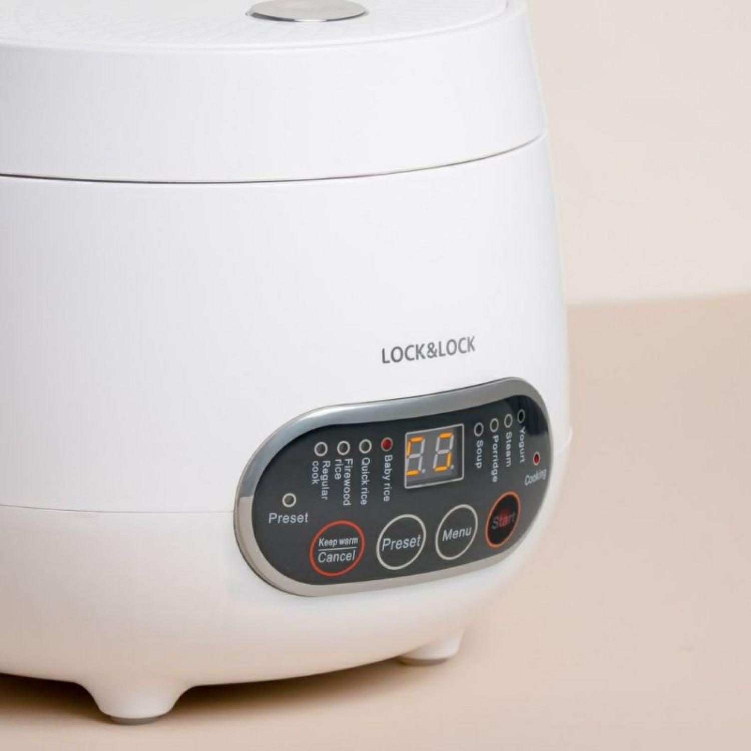 Nồi Cơm Điện Mini siêu tiện lợi 0.8 lít Lock&Lock EJR326