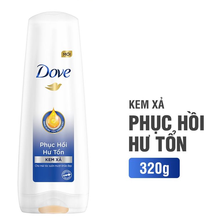 DẦU XẢ DOVE PHỤC HỒI HƯ TỔN 320gr