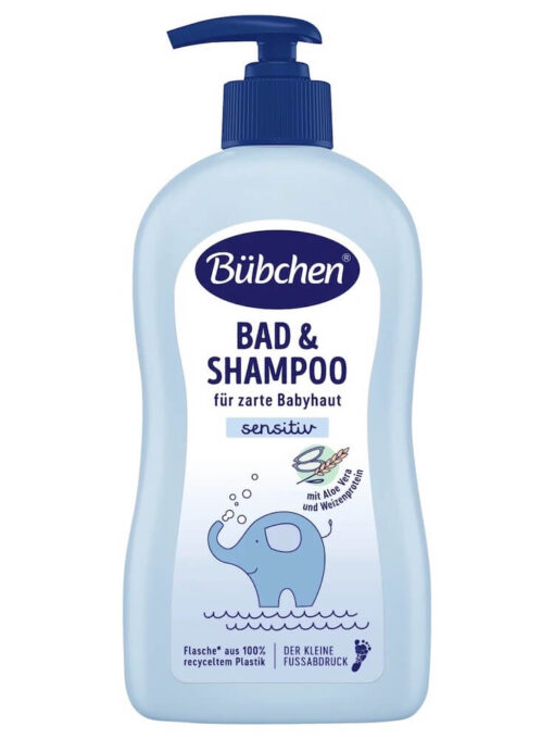 Sữa tắm gội Bübchen Bad & Shampoo (Chai 400ml có vòi)