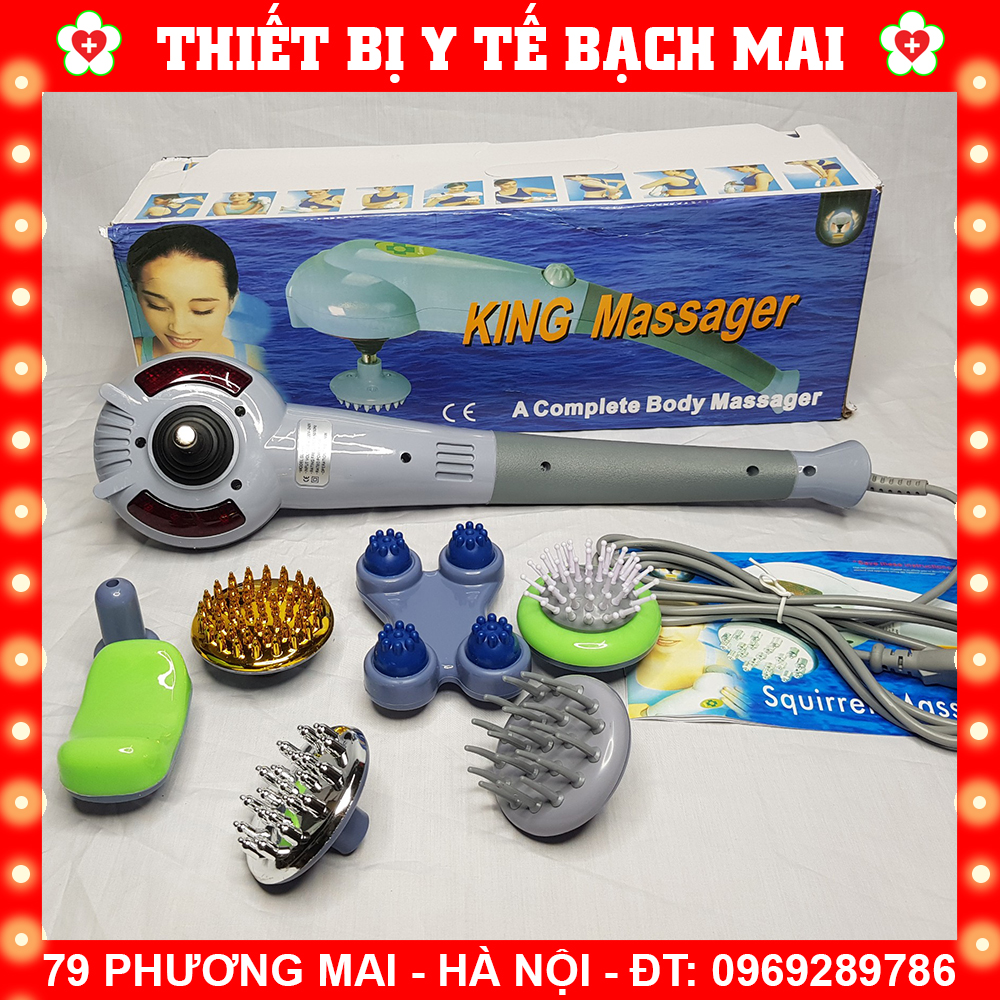Máy Massage Cầm Tay 7 Đầu KING MASSAGER