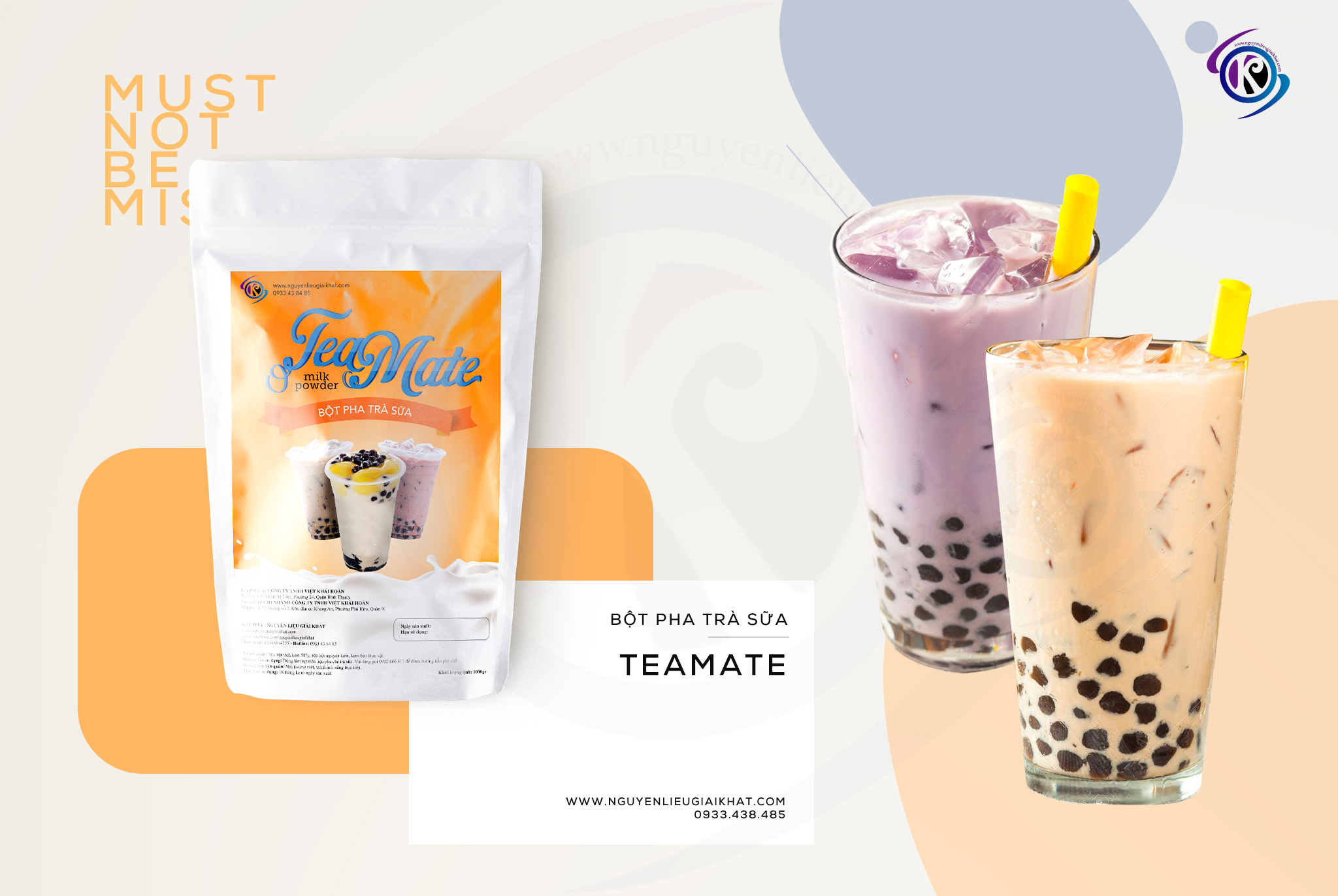 Bột pha trà sữa Teamate