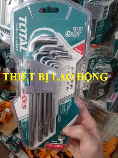 T10-t50 bộ lục giác bông 9 chi tiết total tht106392