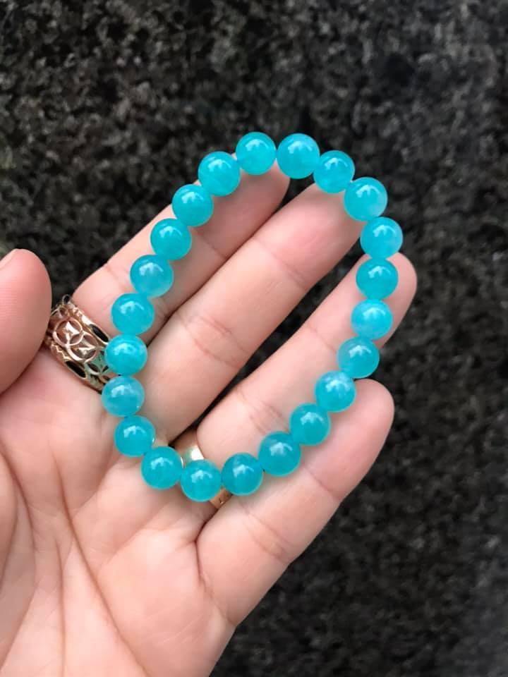[HCM]VÒNG TAY AMAZONITE 8LY