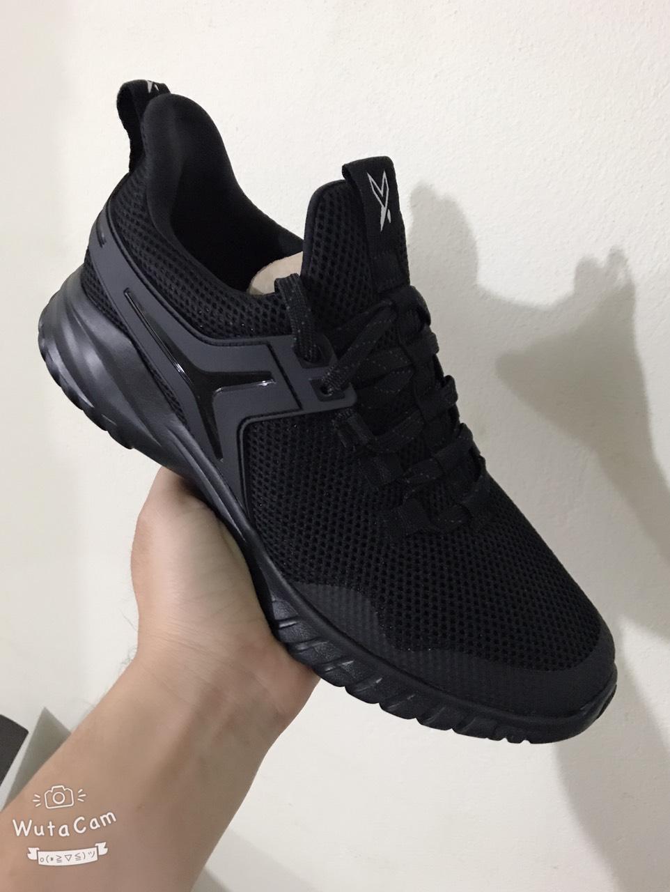 Giày Sneaker Nữ Bitis Hunter X 2K18 Midnight Black II, Đen, DSUH00500DEN