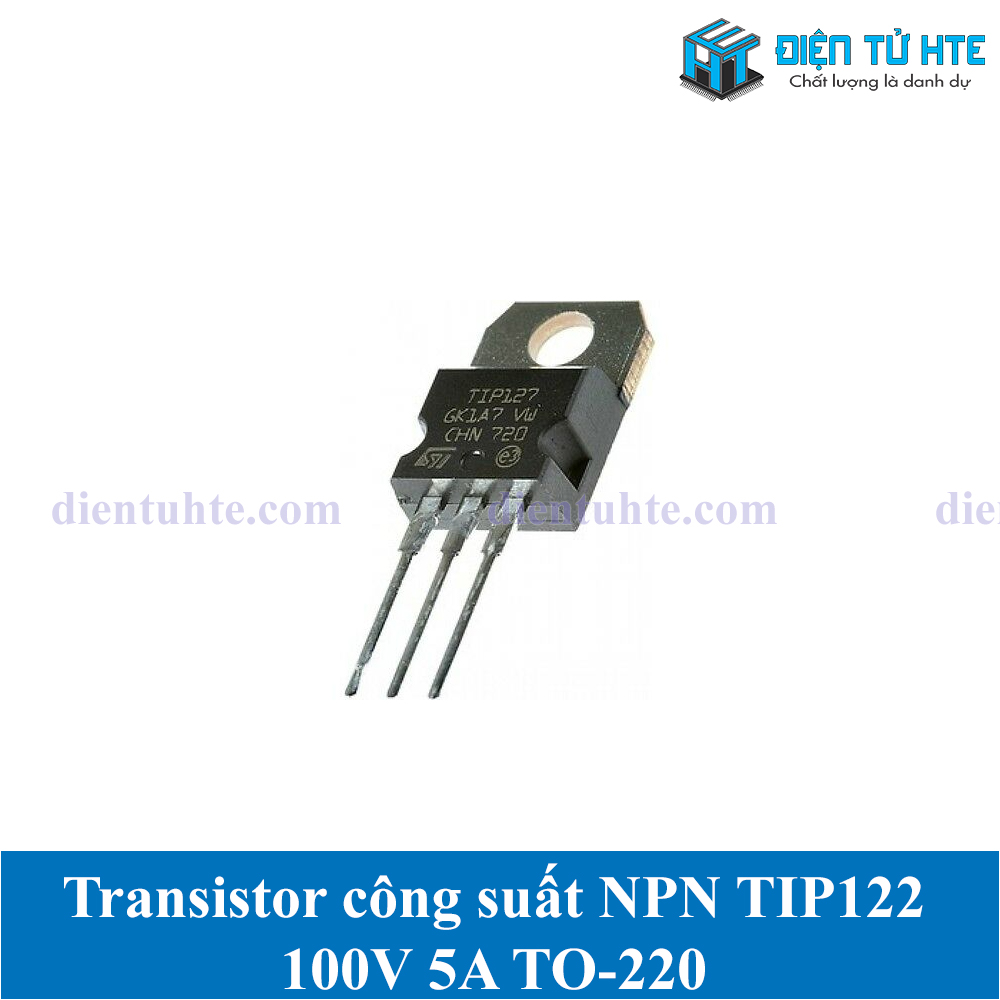 Combo 4 Transistor công suất NPN TIP122 100V 5A TO-220