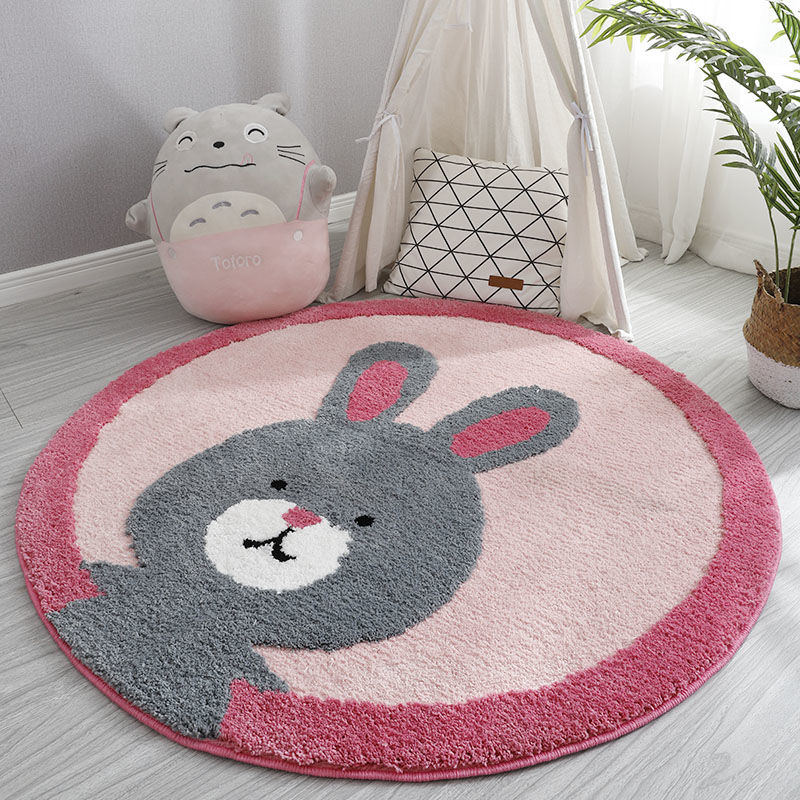 Thảm Tròn Lông Mềm Size 1m Nhiều Mẫu