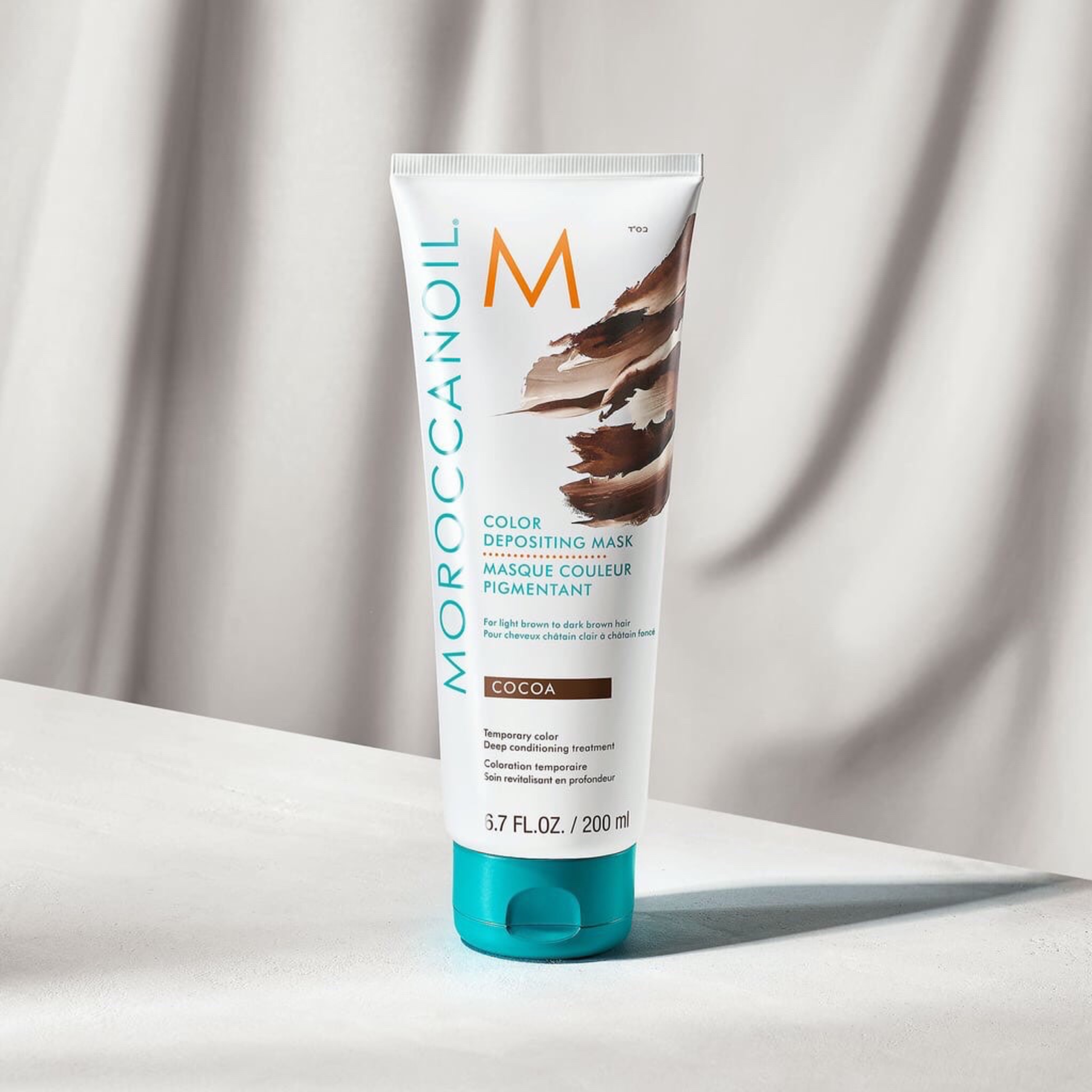 [HCM]*NEW 2020* MẶT NẠ BỔ SUNG SẮC TỐ MÀU NÂU CACAO & NHUỘM MÀU BÁN VĨNH CỮU CHO TÓC MOROCCCANOIL COLOR DEPOSITING MASK 200ML