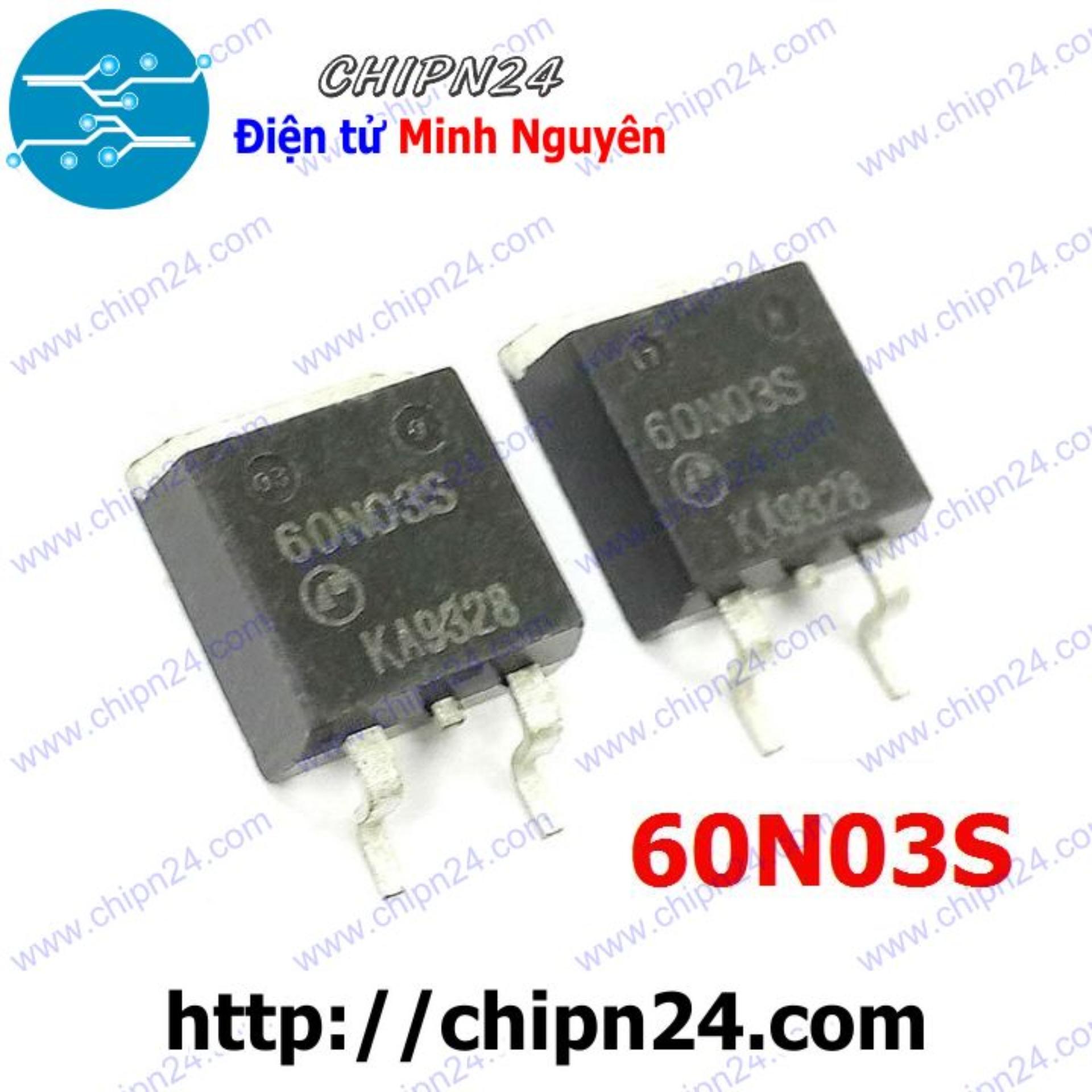 [1 con] (SOP) Mosfet Dán 60N03 TO-263 60A 30V Kênh N (SMD Dán) (60N03S AP60N03 AP60N03S)