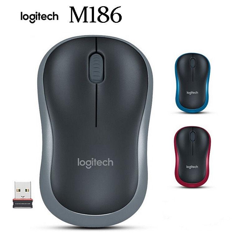 Chuột không dây Logitech M186 Kèm Pin AA