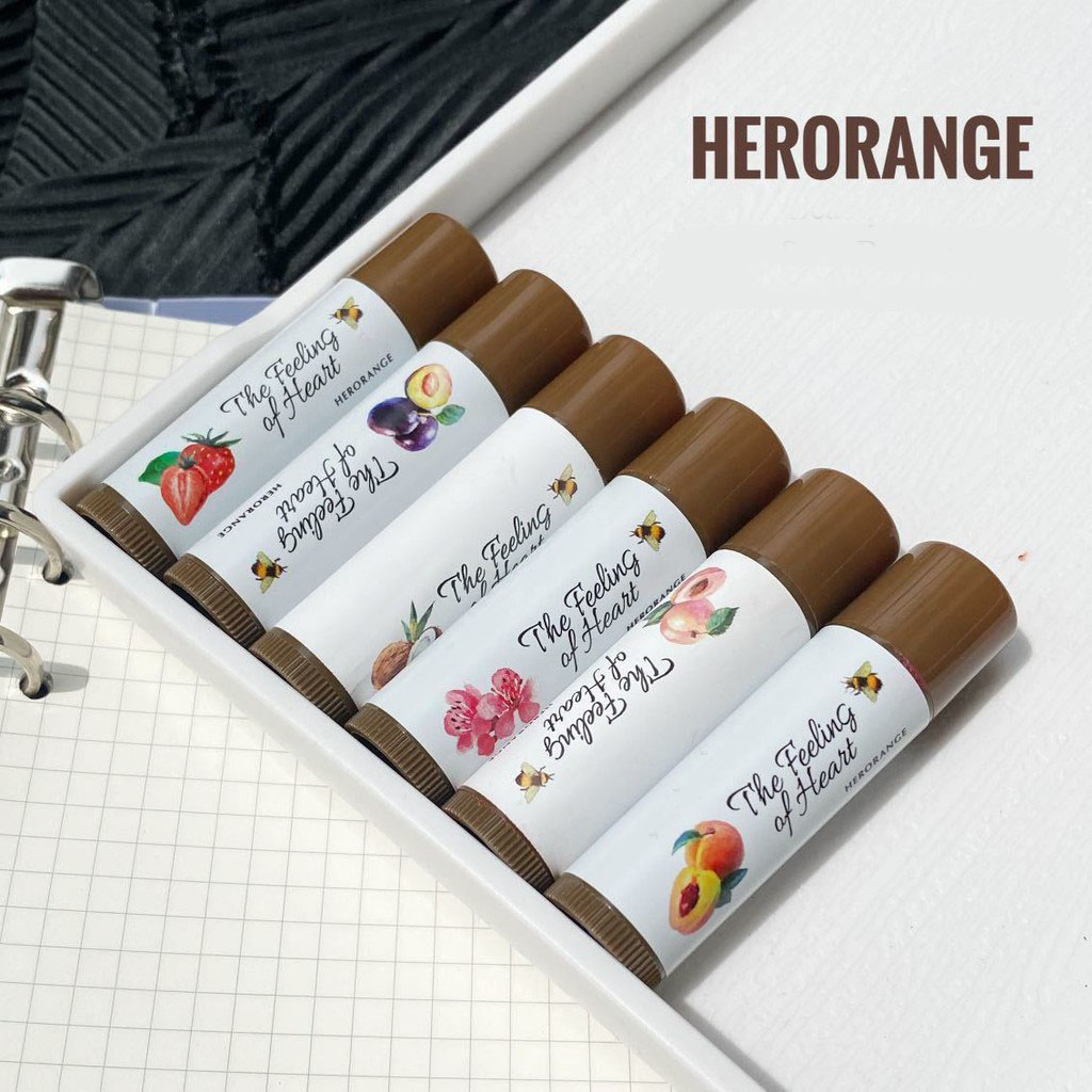 Son dưỡng Herorange trái cây có màu túi nơ