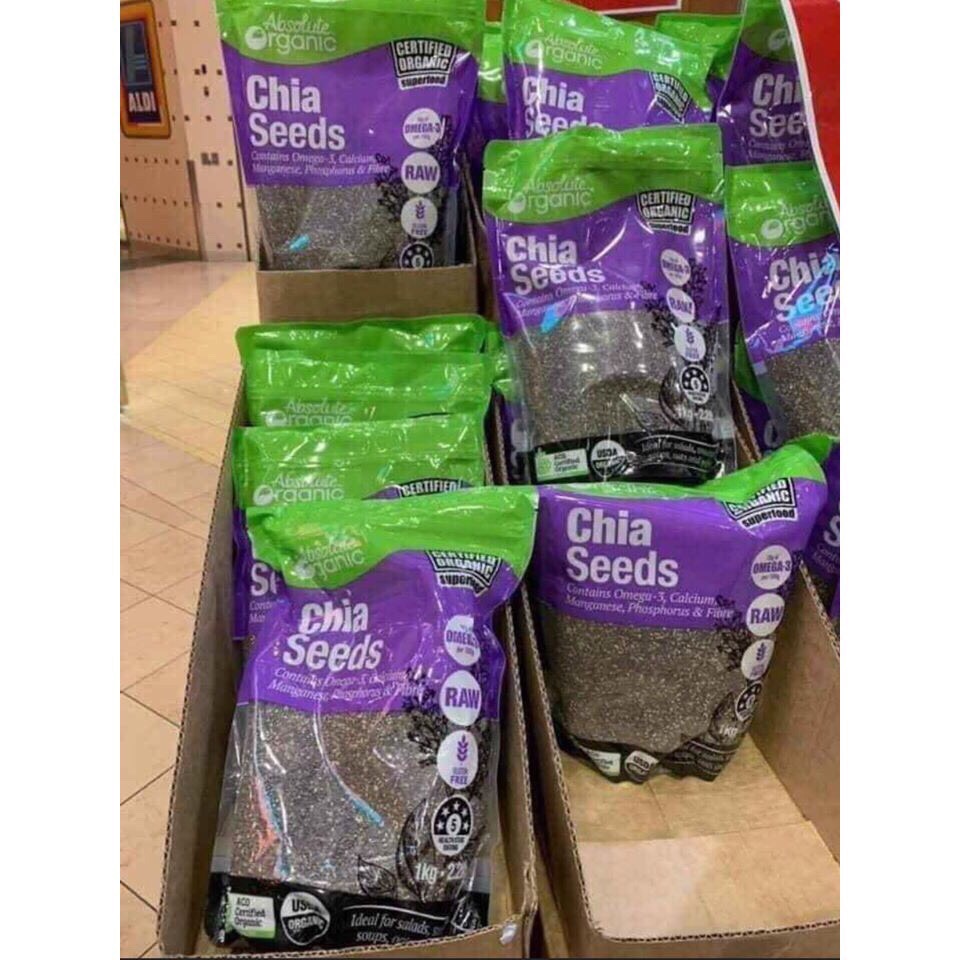 Hạt chia tím của Úc nhập khẩu 1Kg