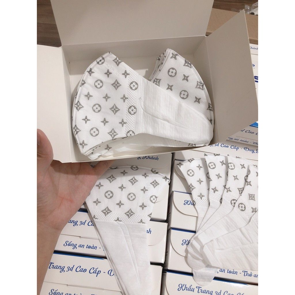 ( 3D MASK HỘP 50 CHIẾC) KHẨU TRANG 3D MASK Họa tiết