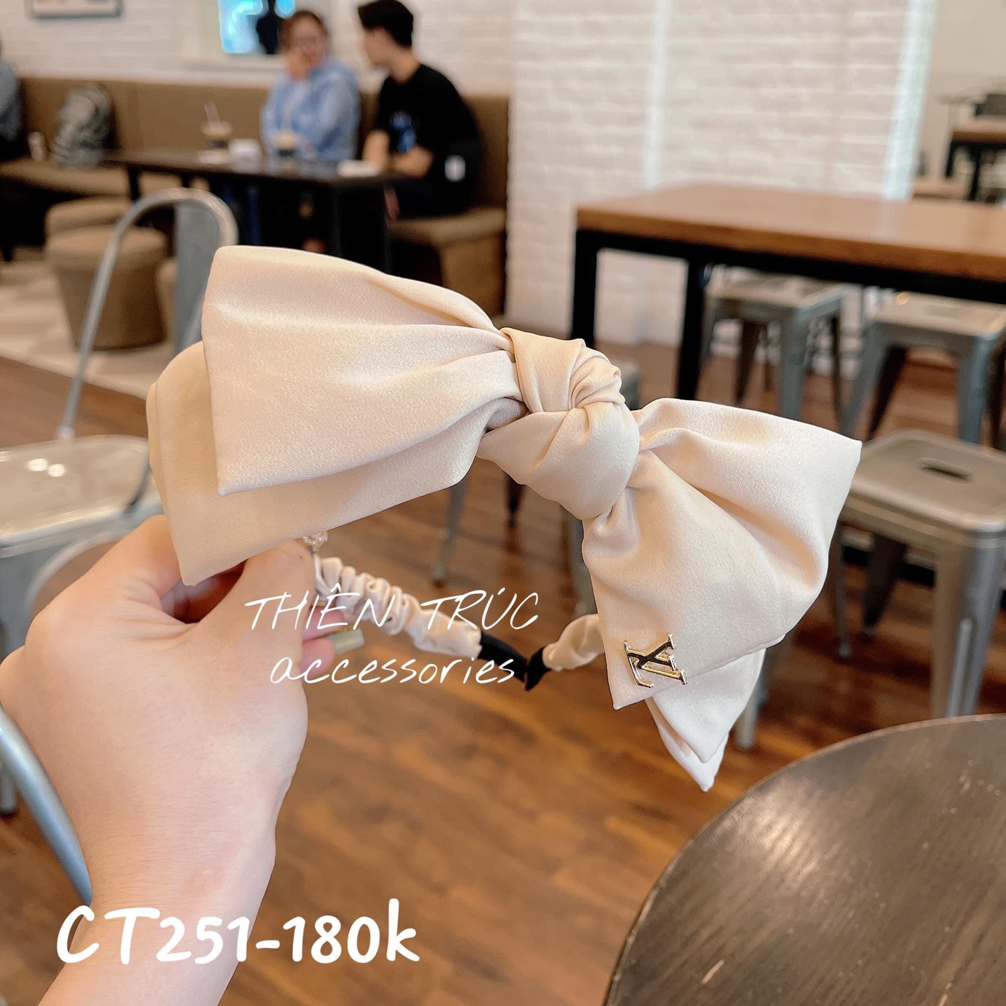 CÀI TÓC NƠ MÀU NUDE-ĐEN- CÀI TÓC LV- PHỤ KIỆN TÓC NỮ