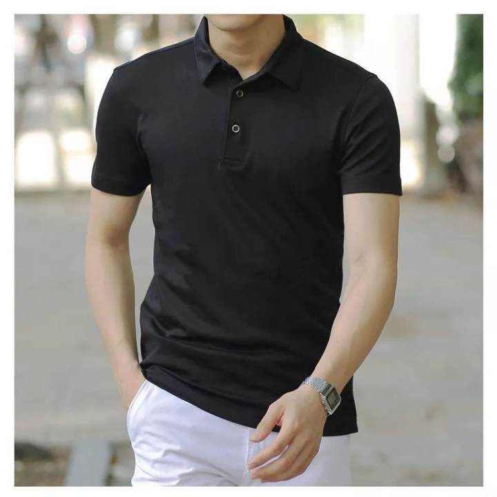 Áo cộc tay có cổ nam chất liệu cotton cá sấu mềm mịn thấm hút mồ hôi – No Brand ,SKU : 1256882278_VNAMZ-4698786039 >>>🇻🇳 Top1Vietnam 🛒>>> lazada.vn 🇻🇳🇻🇳🇻🇳🛒🛍🛒