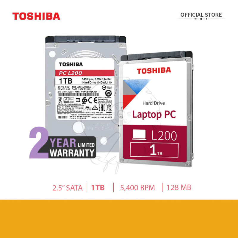 Bảng giá Ổ Cứng Gắn Trong Toshiba L200 1TB Laptop Chính Hãng Phong Vũ