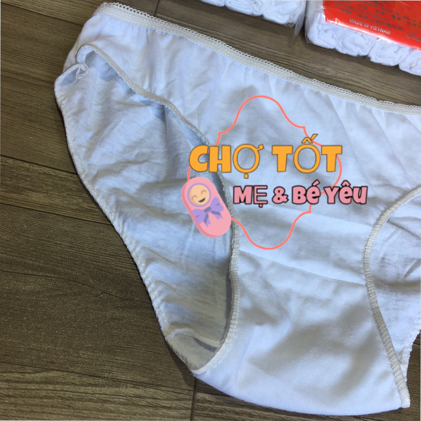 Túi 6 Chiếc Quần Lót Giấy Vải Cotton Dùng 1 Lần Size Lớn Dành Cho Người To Cân Cho Mẹ Bầu Mẹ Sau Sinh