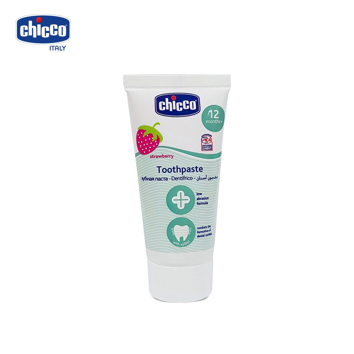 Kem đánh răng Chicco hương Dâu 12M+