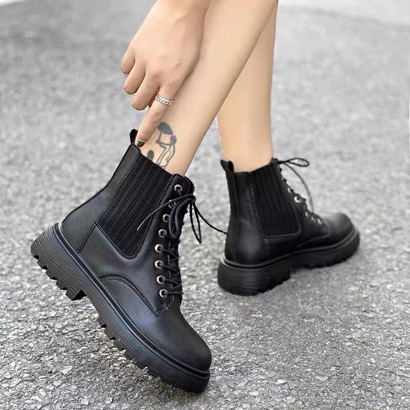 (giá sốc kèm video) giày boot nữ đế  5f siêu đẹp