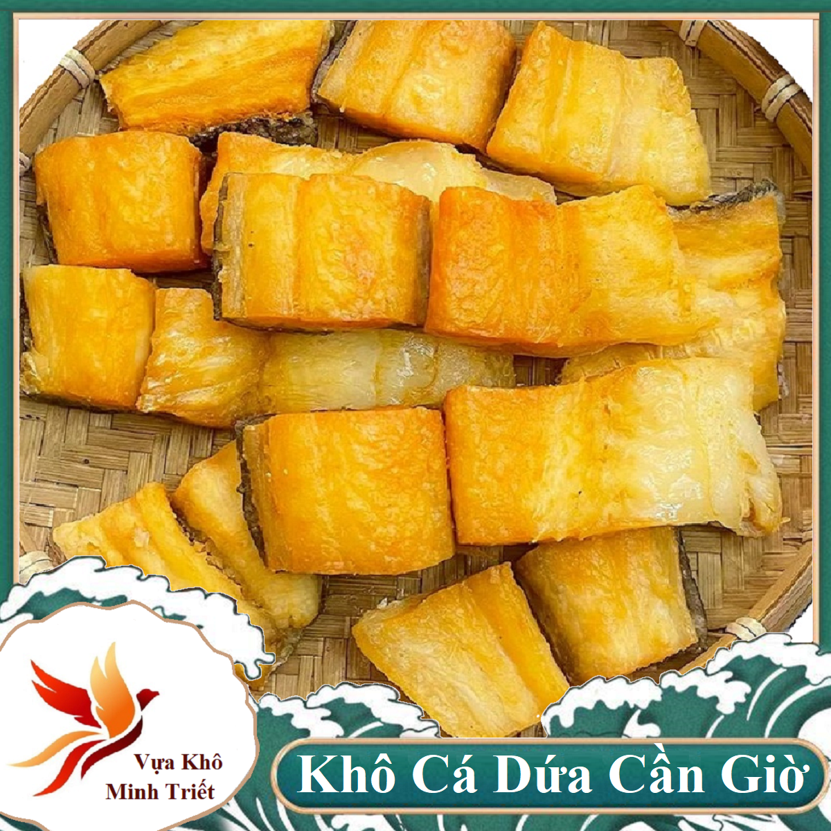 1KG KHÔ CÁ DỨA rẻ ngon KHÔNG HÓA CHẤT PHỤ GIA - đồ ăn vặt
