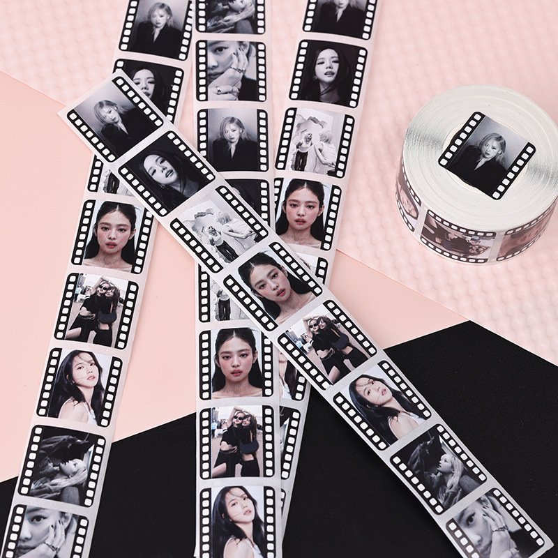 Cuộn 500 miếng tem icon , thanks you PK045