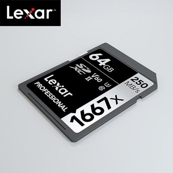 Thẻ nhớ SD lexar 1667x 64GB 250Mb/s