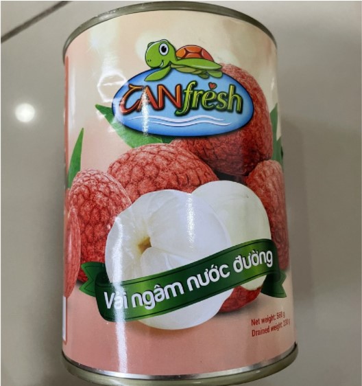 Vải thiều ngâm nước đường Hạ Long 560gr