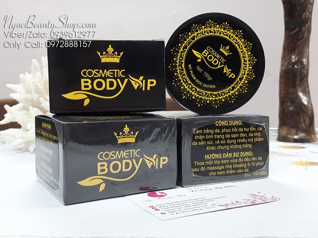 kem trắng body Vip