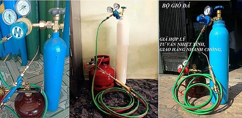 Van chống cháy ngược lắp đồng hồ oxy ren 17mm