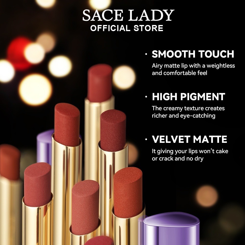 Son môi SACE LADY nhung lì mịn - SL632