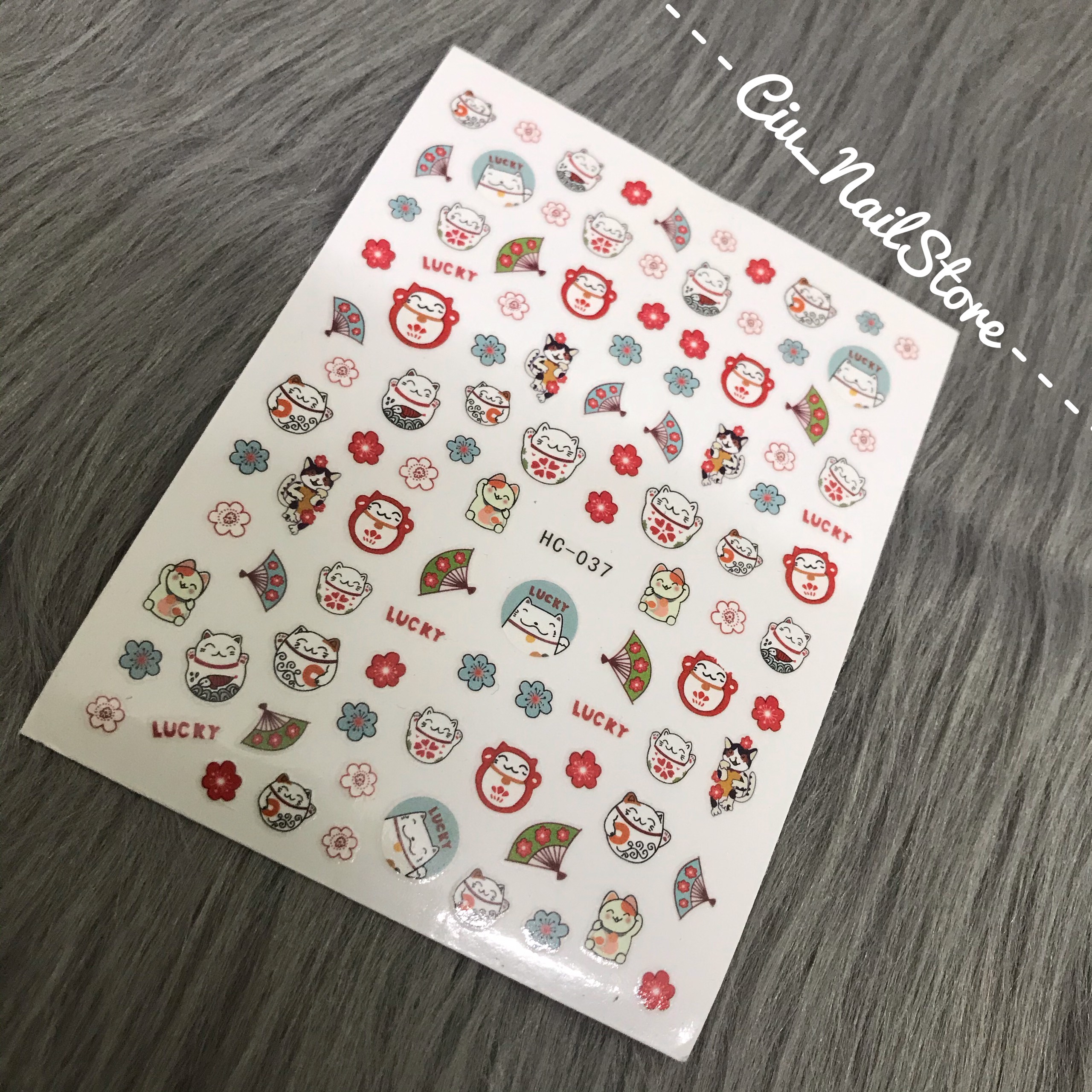 STICKER DÁN MÓNG HOẠT HÌNH 1