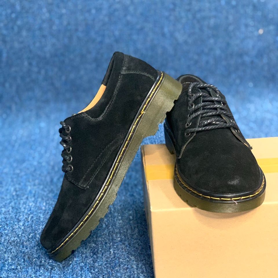 Giày Dr Martens Da Bò Lộn -Bảo Hành 12 Tháng