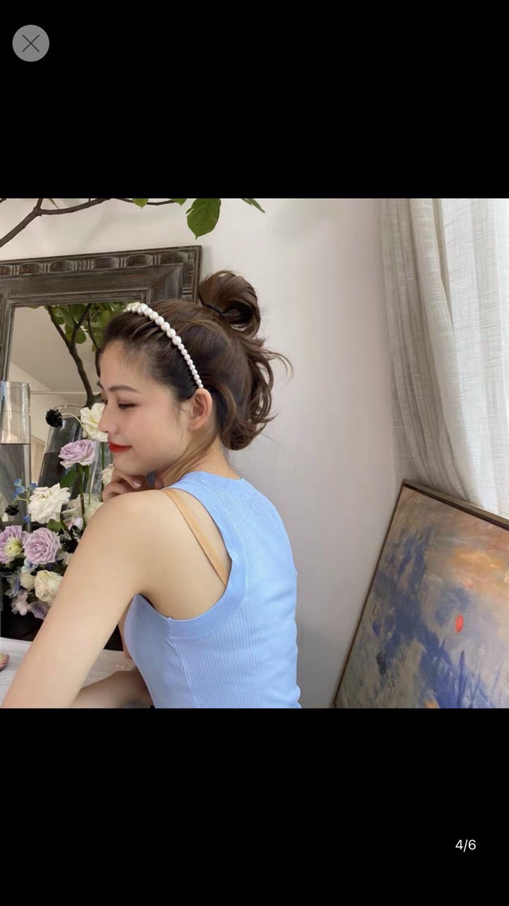 Cài ngọc trai tiểu thư xinh xắn cho nữ cài ngọc trai hot trend cài ngọc trai vintage cài ngọc trai hàn quốc pkhp0015