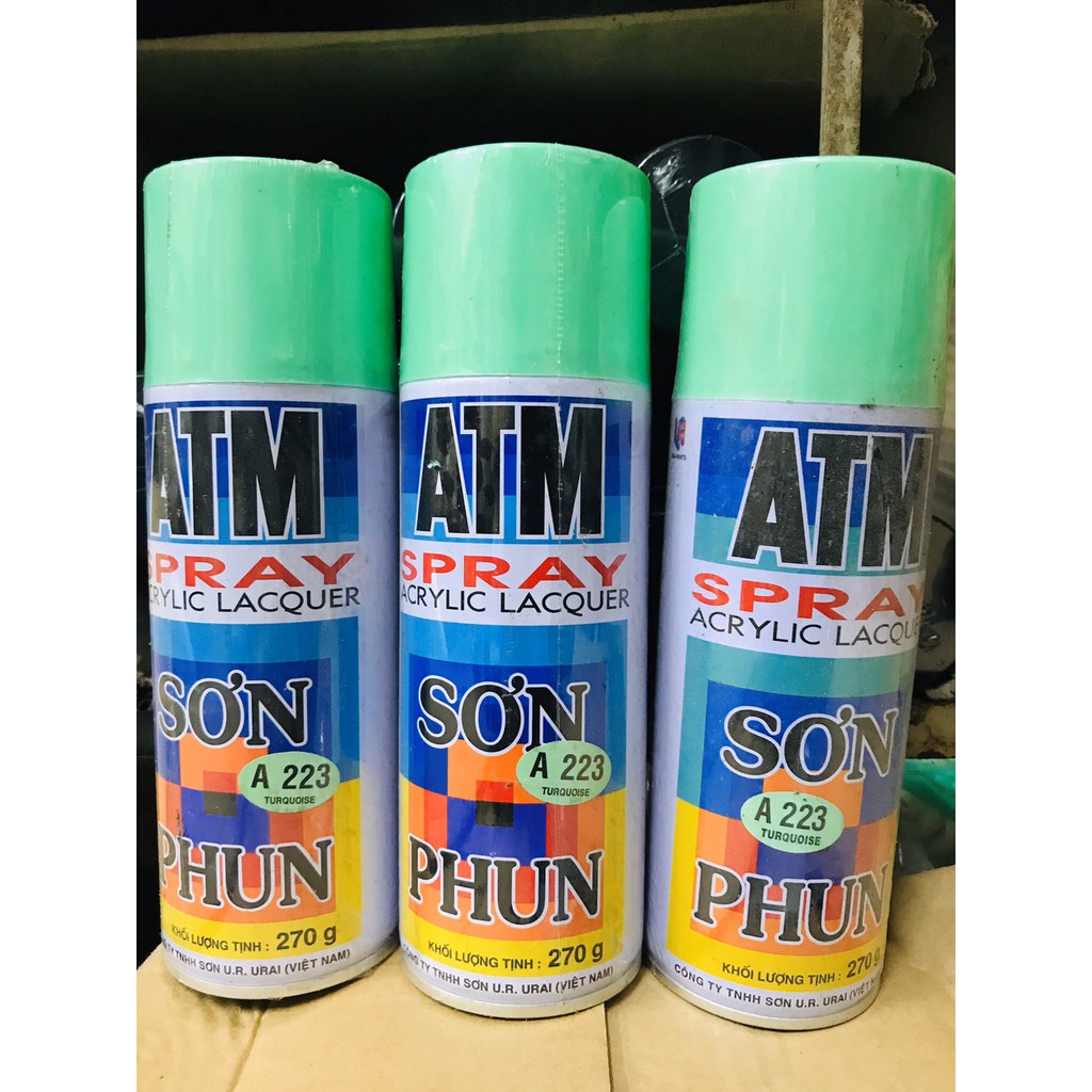 SƠN XỊT ATM màu xanh lơ A223