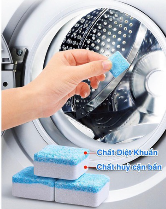 Hộp viên tẩy lồng máy giặt ( 1 hộp 12 viên)