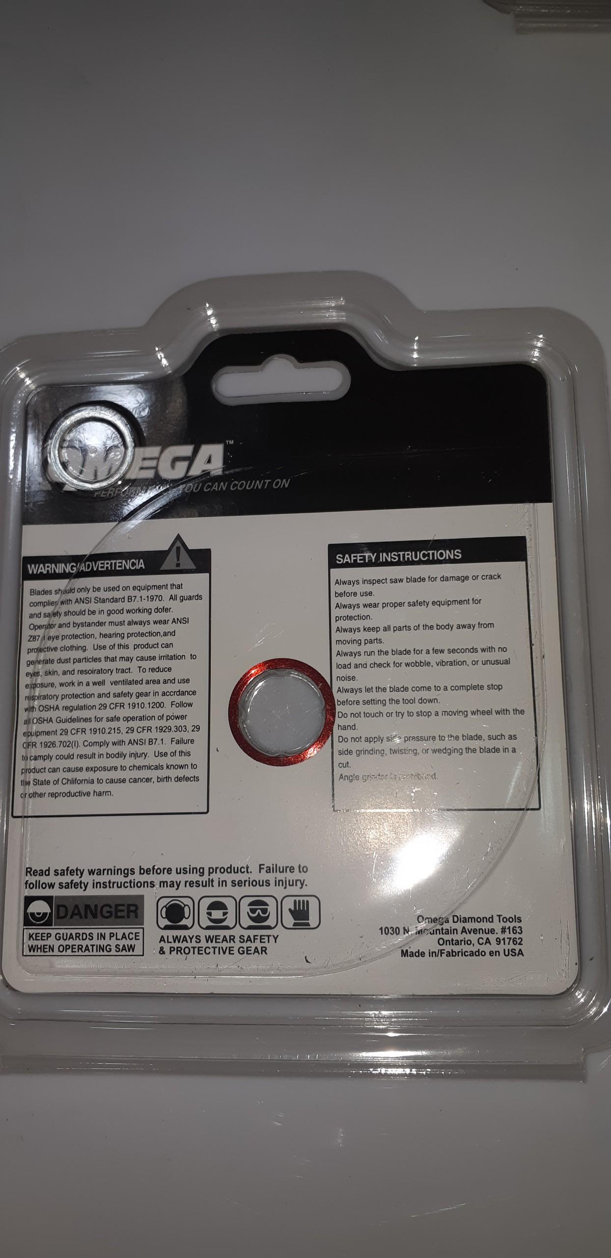 Lưỡi Cắt Gạch cắt đá OMEGA Lưỡi Cắt Gạch Omega 105 Chuyên Bóng Kiếng Đá Hoa Cương SIÊU RẺ