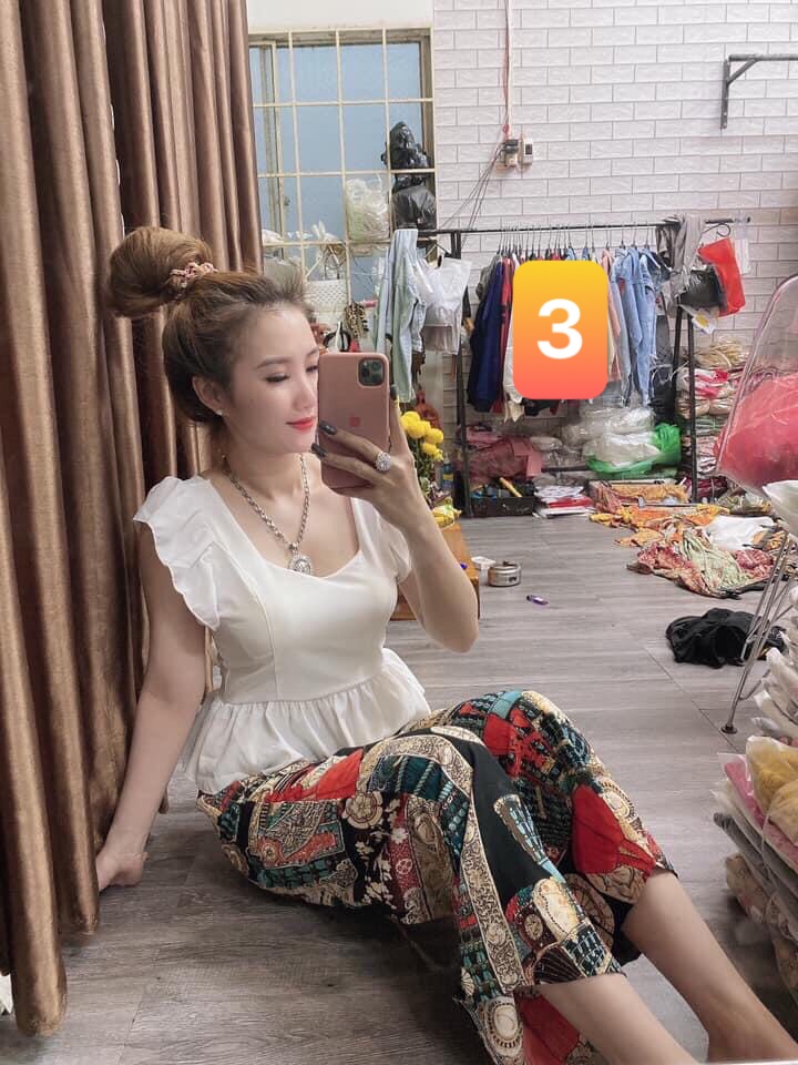 Set thổ cẩm áo thắt nơ