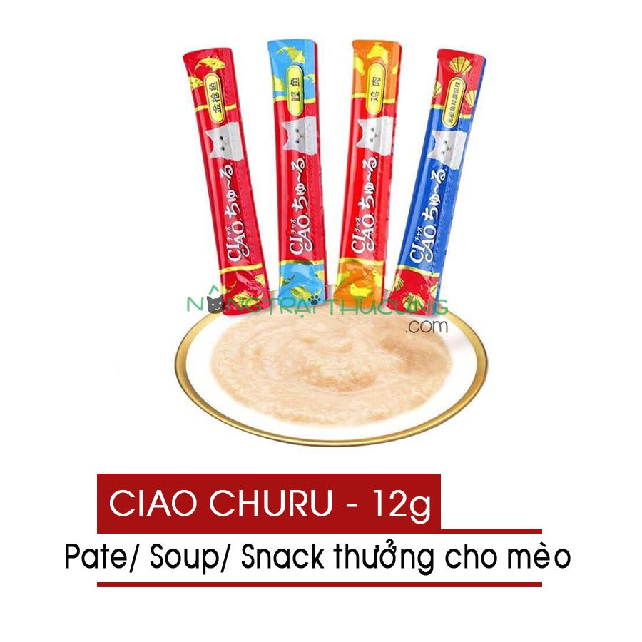 Súp Thưởng Ciao - Kem Thưởng CIAO Cho Mèo - [Nông Trại Thú Cưng]