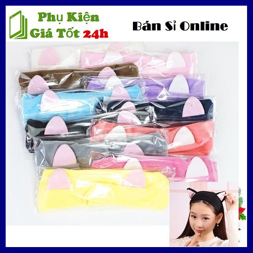 Băng đô tai mèo siêu xinh - bườm tóc tai mèo đáng yêu