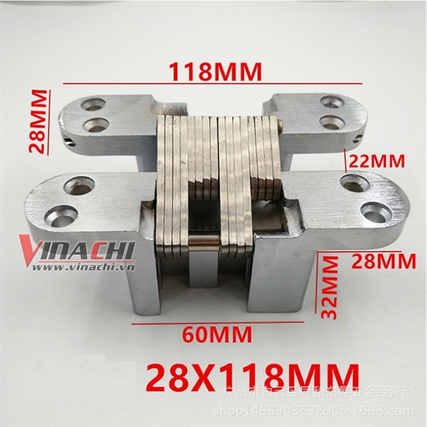 Bản lề chữ thập bạc không gỉ