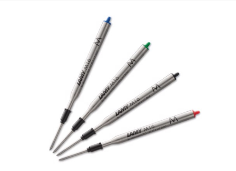 Ruột mực Bi - Lamy M16 - size M (Màu đen; xanh blue; đỏ red; xanh lá cây green)