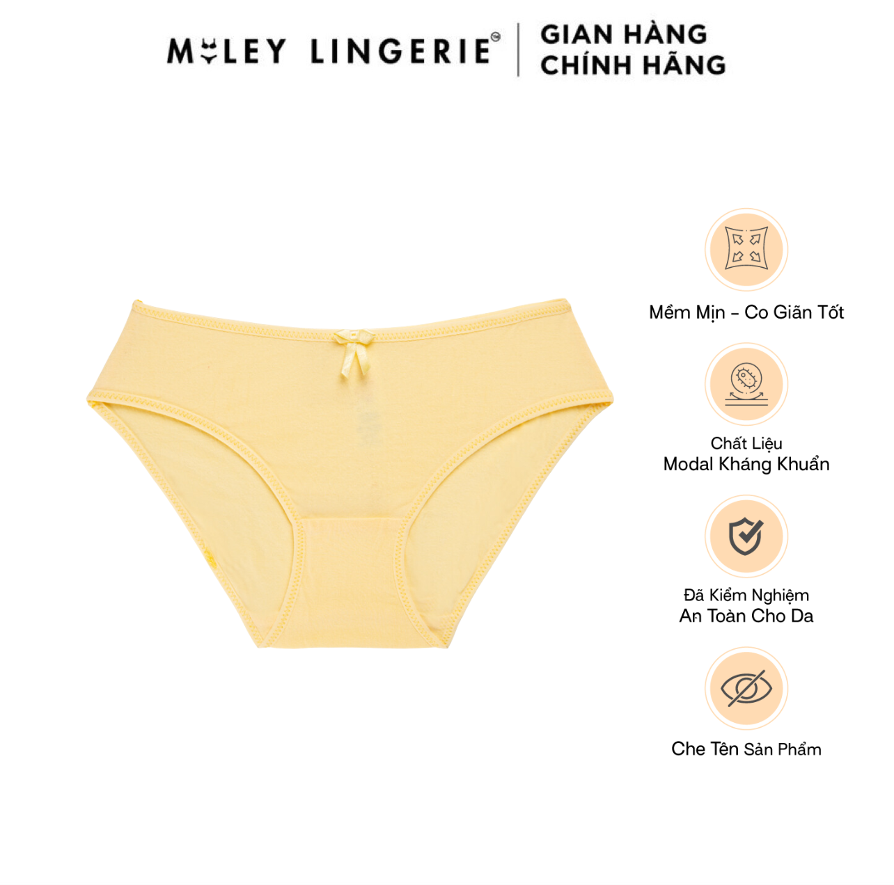 Quần Lót Nữ Modal Mềm Mịn Kháng Khuẩn Co Giãn Tốt Miley Lingerie